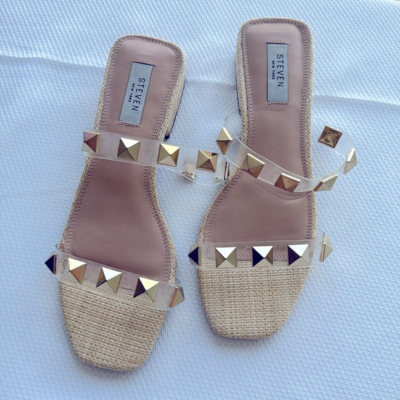 Steven NY studded sandals size 9 - Picture 2 of 7